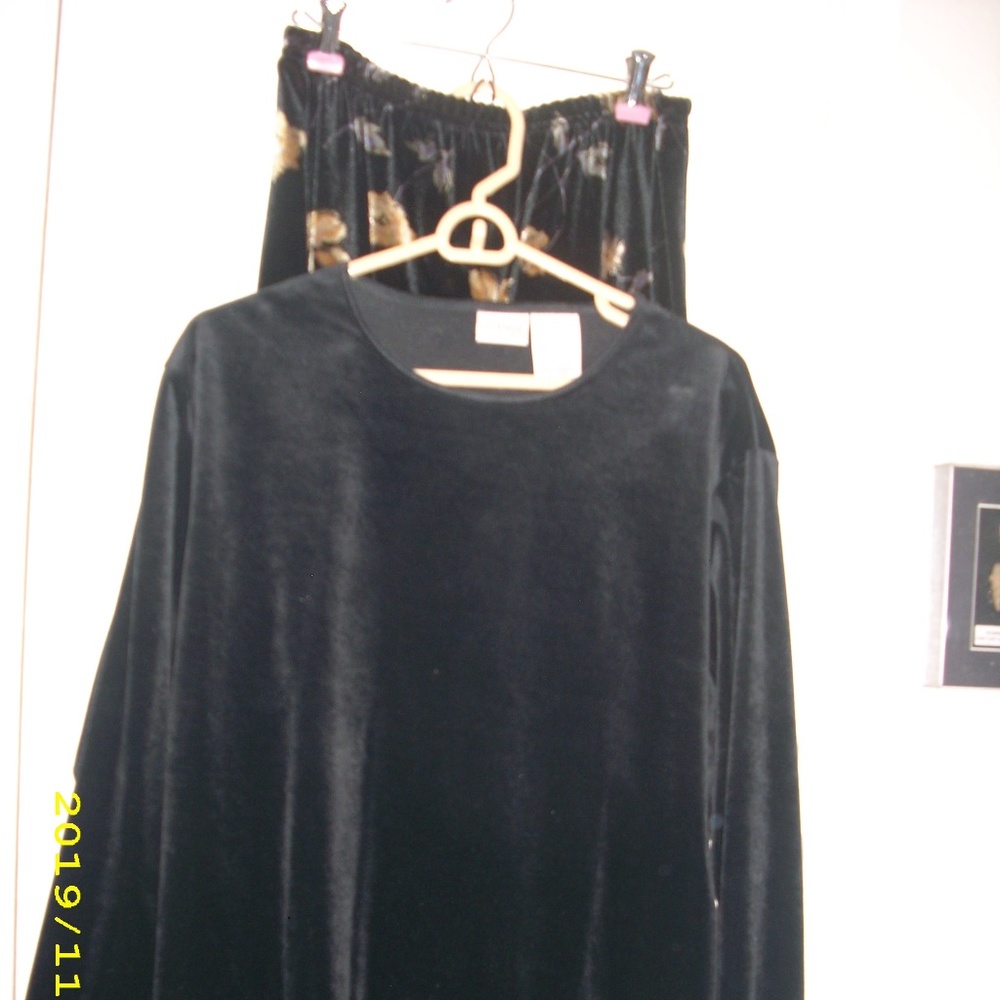 Top and skirt